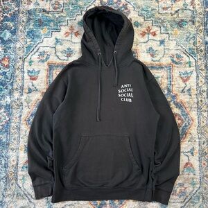 Anti Social Social Club Logo Hoodie Small